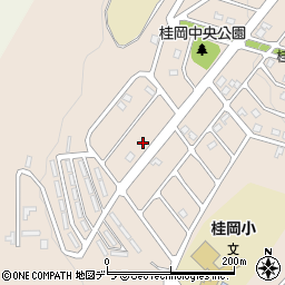 北海道小樽市桂岡町19-5周辺の地図