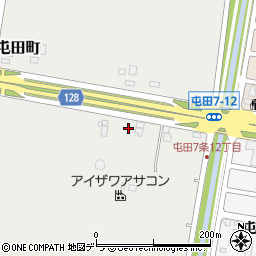 株式会社ハタナカ昭和　札幌生コン工場周辺の地図