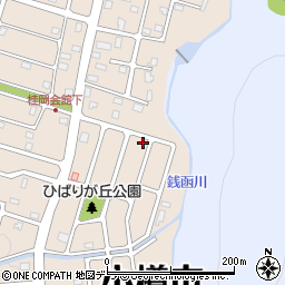 北海道小樽市桂岡町12-25周辺の地図