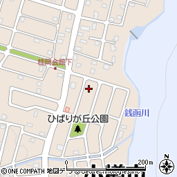 北海道小樽市桂岡町12-10周辺の地図