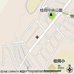 北海道小樽市桂岡町19-4周辺の地図