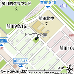 前田ピーマン公園周辺の地図