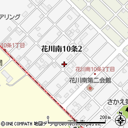 北海道石狩市花川南１０条2丁目159周辺の地図