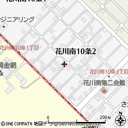 北海道石狩市花川南１０条2丁目114周辺の地図