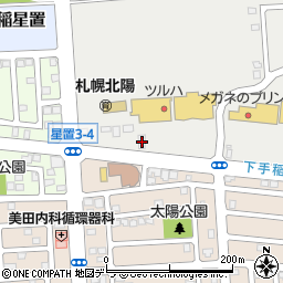 北海道札幌市手稲区手稲山口491-19周辺の地図