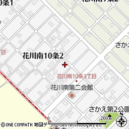 北海道石狩市花川南１０条2丁目190周辺の地図