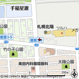 北海道札幌市手稲区手稲山口491-11周辺の地図
