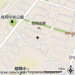 北海道小樽市桂岡町16-27周辺の地図