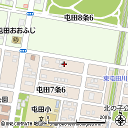 北海道札幌市北区屯田７条6丁目6周辺の地図