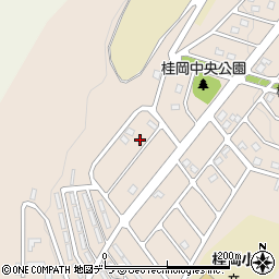 北海道小樽市桂岡町19-17周辺の地図