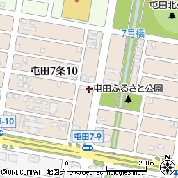 北日本印刷センター　屯田営業所周辺の地図