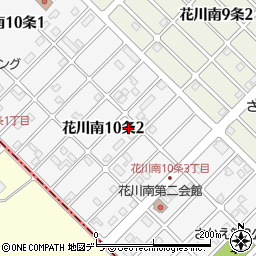 北海道石狩市花川南１０条2丁目147周辺の地図