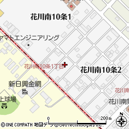 北海道石狩市花川南１０条2丁目26周辺の地図