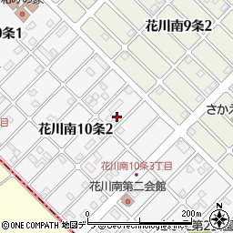 北海道石狩市花川南１０条2丁目142周辺の地図