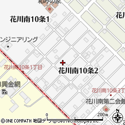 北海道石狩市花川南１０条2丁目48周辺の地図