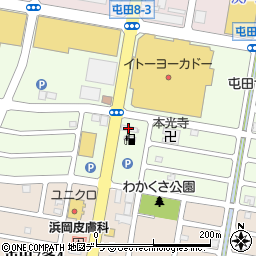 三愛オブリ東日本株式会社　ＤＤオブリステーション屯田ＳＳ周辺の地図