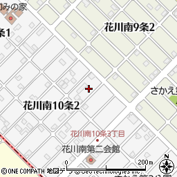 北海道石狩市花川南１０条2丁目140周辺の地図