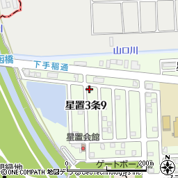 札幌ほしみ教会周辺の地図