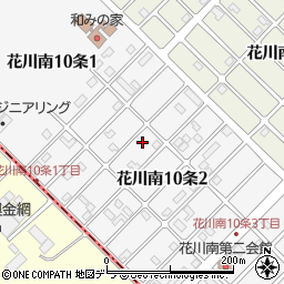 北海道石狩市花川南１０条2丁目45周辺の地図