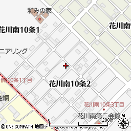 北海道石狩市花川南１０条2丁目43周辺の地図