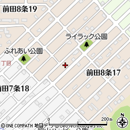 北海道札幌市手稲区前田８条18丁目9周辺の地図