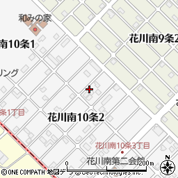 北海道石狩市花川南１０条2丁目78周辺の地図