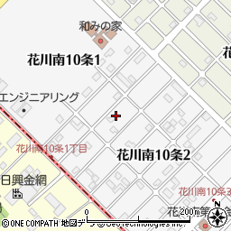 北海道石狩市花川南１０条2丁目13周辺の地図