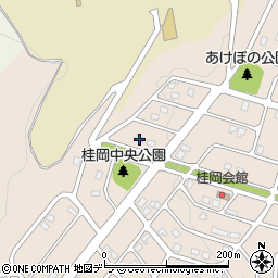 北海道小樽市桂岡町8-24周辺の地図