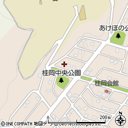 北海道小樽市桂岡町8-23周辺の地図