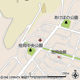 北海道小樽市桂岡町8-18周辺の地図