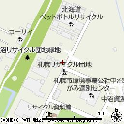 札幌飼料化リサイクルセンター周辺の地図