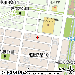 北海道札幌市北区屯田７条10丁目8周辺の地図