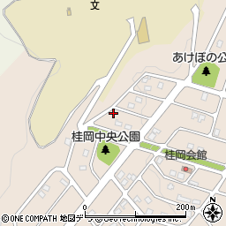 北海道小樽市桂岡町8-21周辺の地図