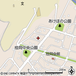 北海道小樽市桂岡町8-15周辺の地図