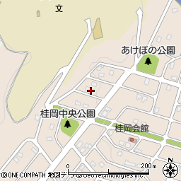 北海道小樽市桂岡町8周辺の地図
