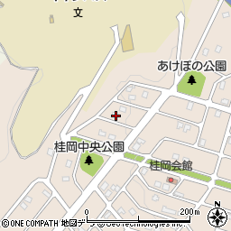 北海道小樽市桂岡町8-14周辺の地図