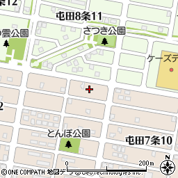 北海道札幌市北区屯田７条11丁目12周辺の地図