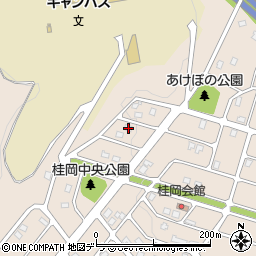 北海道小樽市桂岡町8-11周辺の地図