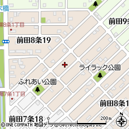 北海道札幌市手稲区前田８条18丁目6周辺の地図