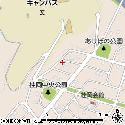 北海道小樽市桂岡町8-12周辺の地図