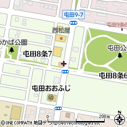 北海道札幌市北区屯田８条周辺の地図