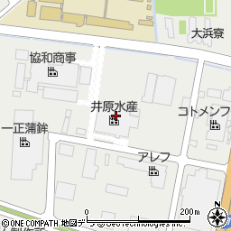 井原水産株式会社　札幌支社ほしみ工場周辺の地図