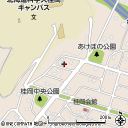 北海道小樽市桂岡町8-6周辺の地図