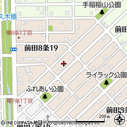 北海道札幌市手稲区前田８条18丁目5周辺の地図