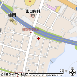 北海道小樽市桂岡町4-14周辺の地図