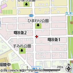 北海道札幌市手稲区曙８条周辺の地図