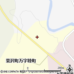 北海道岩見沢市栗沢町万字睦町周辺の地図