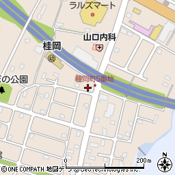 北海道小樽市桂岡町5-3周辺の地図