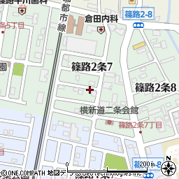 北海道札幌市北区篠路２条7丁目周辺の地図