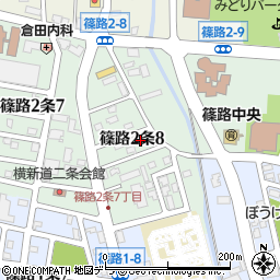北海道札幌市北区篠路２条8丁目周辺の地図